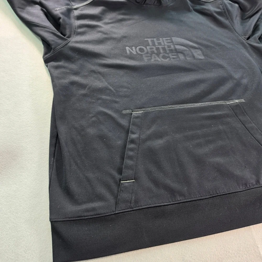 The North Face Mountain Athletics Mens Black Fleece Pullover Hoodie Training L